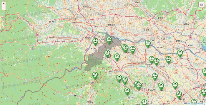 埼玉県のヴァティー（VATI）の施設地図