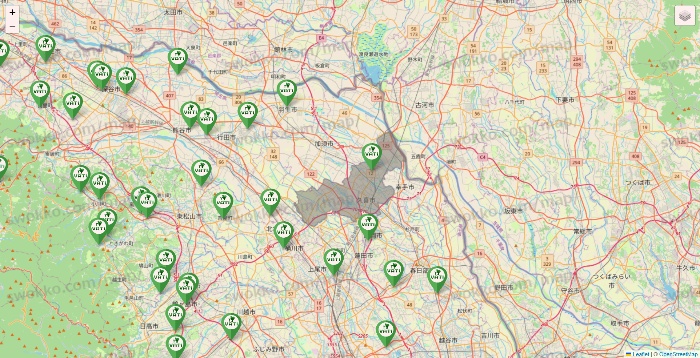 埼玉県のヴァティー（VATI）の施設地図