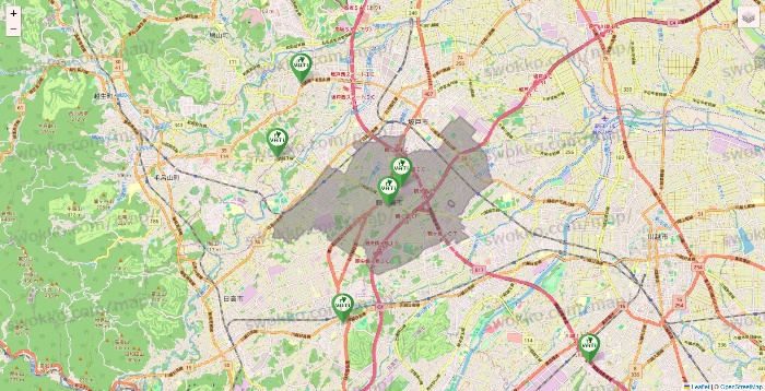 埼玉県のヴァティー（VATI）の施設地図