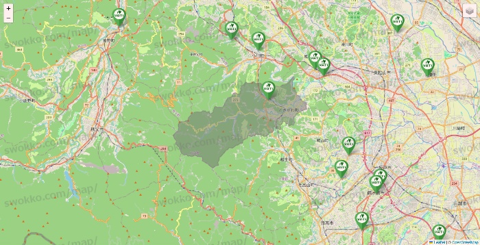 埼玉県のヴァティー（VATI）の施設地図