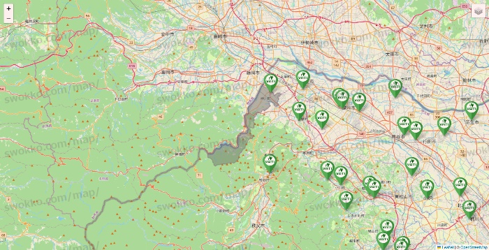 埼玉県のヴァティー（VATI）の施設地図