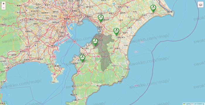 千葉県のヴァティー（VATI）の施設地図