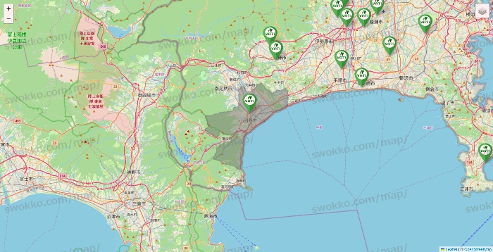 神奈川県のヴァティー（VATI）の施設地図