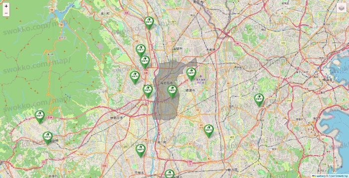 神奈川県のヴァティー（VATI）の施設地図
