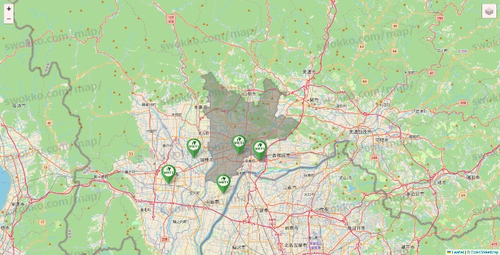 岐阜県のヴァティー（VATI）の施設地図