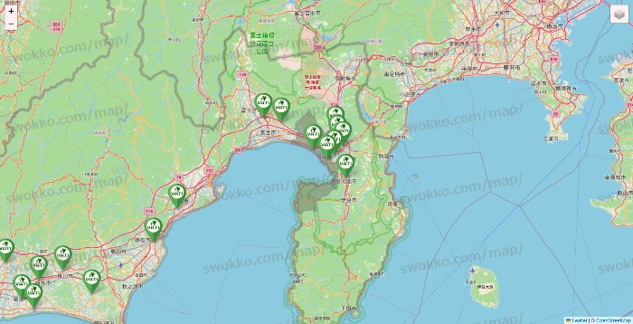 静岡県のヴァティー（VATI）の施設地図