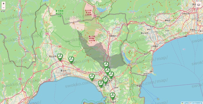 静岡県のヴァティー（VATI）の施設地図
