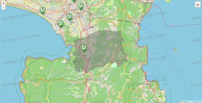 静岡県のヴァティー（VATI）の施設地図