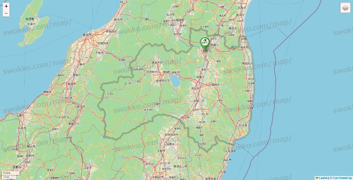福島県のヴァティー（VATI）の施設地図