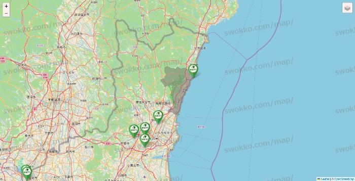 茨城県のヴァティー（VATI）の施設地図