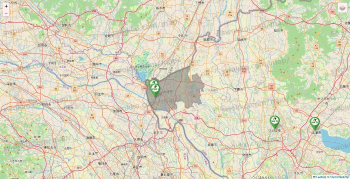 茨城県のヴァティー（VATI）の施設地図