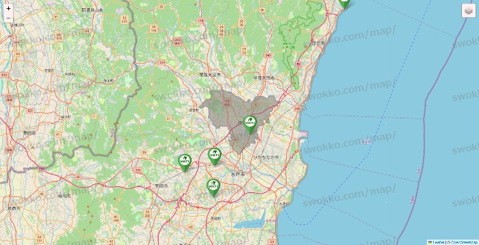 茨城県のヴァティー（VATI）の施設地図