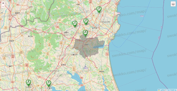 茨城県のヴァティー（VATI）の施設地図