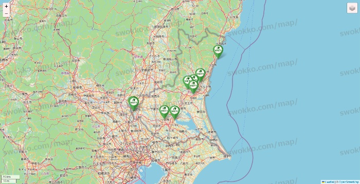 茨城県のヴァティー（VATI）の施設地図