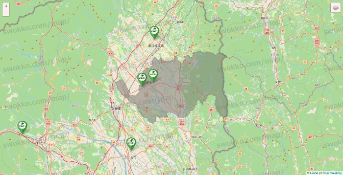 栃木県のヴァティー（VATI）の施設地図