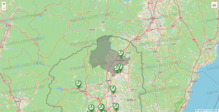 栃木県のヴァティー（VATI）の施設地図