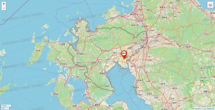 佐賀県のビバホームの店舗地図