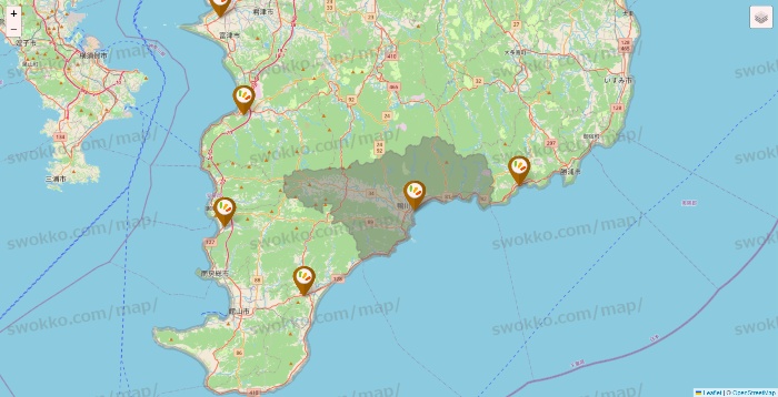 千葉県のワッツ系列（ワッツ、ワッツウィズ、シルク、ミーツ、フレッツ、百圓領事館）の店舗地図