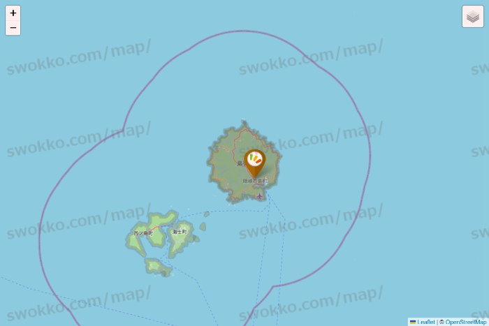 島根県のワッツ系列（ワッツ、ワッツウィズ、シルク、ミーツ、フレッツ、百圓領事館）の店舗地図
