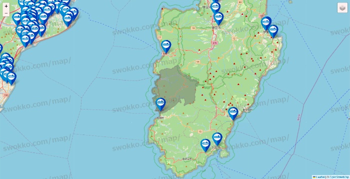 静岡県のウエルシア系の店舗地図