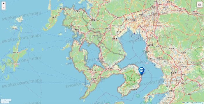 長崎県のウエルシア系の店舗地図