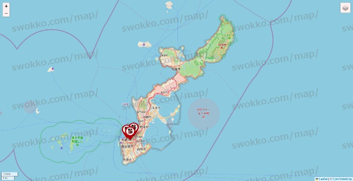 沖縄県の養老乃瀧の店舗地図