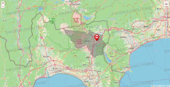 静岡県の代々木ゼミナール（＆サテライン予備校）の校舎地図