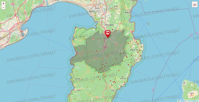 静岡県の代々木ゼミナール（＆サテライン予備校）の校舎地図