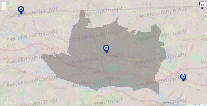 東京都のZ会の校舎地図